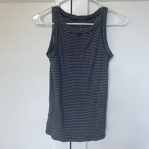 Loft Navy Blue and White Soft Tank
